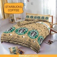 Promo Sprei D'luxe Kintakun ukuran 180 x 200 - Starbucks Coffee Mura