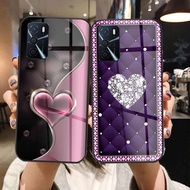 H0d2 W525 GLASS SOFTCASE OPPO A16 A16K A16E RENO 6 4G RENO 6 5G RENO 5 RENO 4 RENO 5F RENO 4F A15 A1