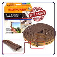 HighPower EPDM Weather Strip Window Door Rubber Seal 6 Meter