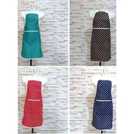 KATUN BL - Polka Dot Cotton Kitchen Apron Character Cotton Kitchen Apron Polka Dot Cotton Apron/