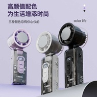 2026FC8 Handheld Ice Pack High-Speed Small Fan Hanging Neck Fan Charging Electric Fan Cooling Foldin