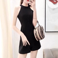 2023.12.18sleeveless wide leg jumpsuit for women 2023, short version chiffon sexy j Sleeveless wide leg jumpsuit women 2023 Small Korean version chiffon sexy jumpsuit Women's Suit