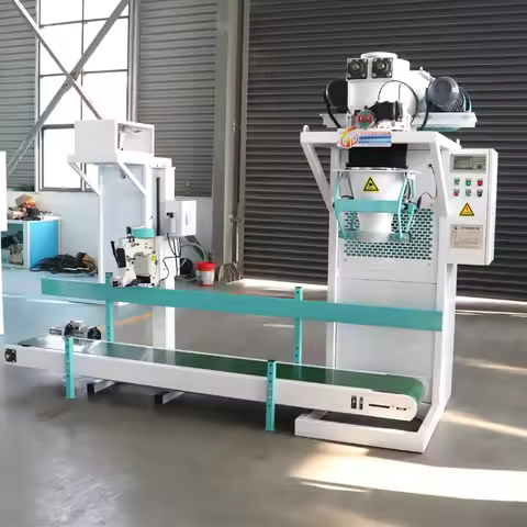 Semi-Auto Bagging Machine for 20kg 25kg 30kg 40kg 50kg Packaging Rice Wheat Flour Coffee Bean Powder