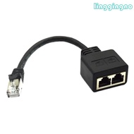 RR Splitter Cable RJ45 Adapter Cord Networks Internet Splitter Extension Line Cat 7