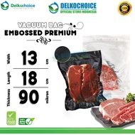 EMBOSSED Food Vacuum Bag 13x18cm Vacuum Plastic BINTIK DELKOCHOICE