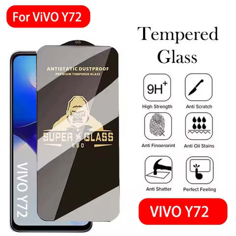 King Kong Gorilla Tempered Glass For ViVO Y72 5g Screen Protector for VIVO Y72