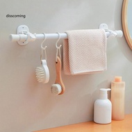 SL| Wall-friendly Curtain Rod Hanger Hook Clip Bracket Easy Install Curtain Rod Hook with Anti-slip Design for Bedroom Livingroom No-punching Self-adhesive Rod Holder Bracket