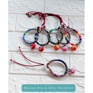 ETHNIC cat CHARACTER bell necklace cat bell collar