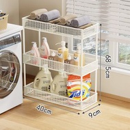 全城熱賣 - 衛生間置物架 陽臺洗衣機旁落地多層洗衣液收納架 浴室收納櫃