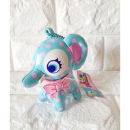 Dan Plank Floral Leather Elephant Soft Toy Plushie Keychain