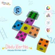 Jumbo Paper Dice Montessori Toys for 5 year old children