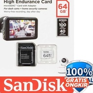 Sandisk High Endurance micro SD Card C10 U3 Vmbps - 64Gb