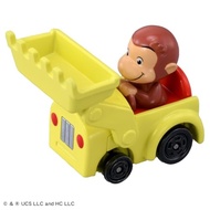 Takara Tomy Tomica Dream Tomica No. 162 Curious George Mini Car Toy, suitable for ages 3 and up.