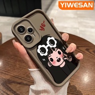 YIWESAN เคสสำหรับ Xiaomi POCO F5 POCO X3 GT POCO X4 GT POCO F3 GT เคสการ์ตูนน่ารักคู่รูปแบบเคสมือถือกันกระแทกดีไซน์ใหม่ซิลิโคนนิ่มเรียบง่ายคลุมป้องกันเลนส์กล้องทั้งหมด