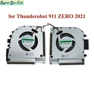 aDC12V CPU GPU Cooling Fan for Thunderobot 911 ZERO 2021 Gaming Laptop RTX30 PC Fans Cooler Radiator