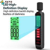 SUYO Noise Meter, Windproof 30-130dB Sound Level Meter, Professional Digital Display 125Hz-8KHz Deci