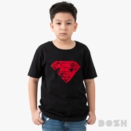 DOSH BOYS T-SHIRTS SUPERMAN เสื้อยืดคอกลมเด็กชาย PWSBT5006-BL (4-12)