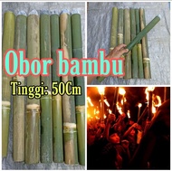 Obor Bambu - Bambu Obor - Penerangan Tradisional