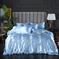 Satin Duvet Cover Queen Quilt Cover 230*260 No Pillowcase King Size Comforter Cover Bedding