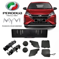Perodua Myvi 2021 Front Bumper Towing Cover / Fog Lamp Cover / Sensor Cover / Number Plate / Bumper 