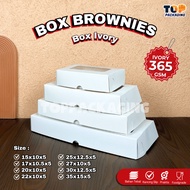 Brownies Box Food Box Snack Bread Cake Snack 17x10.5x5 25x12.5x5 30x12.5 35x15x5 cm