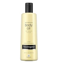 Neutrogena Body Oil นูโทรจีนา บอดี้ ออยล์ สำหรับผิวแห้งกร้าน 250ml.