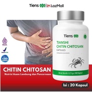 Tiens | Chitin Chitosan Capsules | Obat Alami Membantu Mengatasi Asam Lambung Maag dan Gerd | 100% A