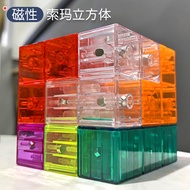 rubik cube 2x2 rubik cube magnetic rubik cube Magnetic Cube Building Blocks Soma Cube Children Magne