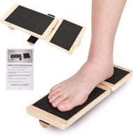 Ankle Foot Strengthener Exerciser for Sprained axis board ankle sidekick Non-Slip Wood Wobble Board 