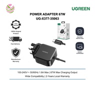UGREEN POWER ADAPTER 67W 100-240V～ 50/60Hz 1.6A Max/ 67W Max