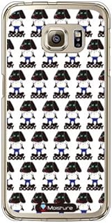 SECOND SKIN Doggy Runnin Pattern (Soft TPU Clear) Design by Moisture/for Galaxy S6 Edge 404SC/SoftBa
