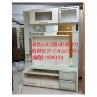 5尺電視櫃 60*18.5*83" #1809010