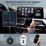 Wireless Android Auto Adapter for Wired Android Car Convert To Wireless Round