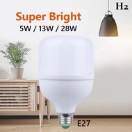 H2 E27 Super Bright LED Bulb 5W 13W 28W 38W 48W 58W LED Spotlight Table Lamps Light / Downlight Bulb