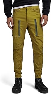RAW Men's Zip Pkt 3D Skinny Cargo Trousers, Brown (Tobacco D21975-d504-248), 28W x 30L