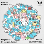 Bugcat Capoo Chibi Anime Cartoon Film Paper Vinyl Sticker Decoration Laptop Suitcase Tumbler Refrige