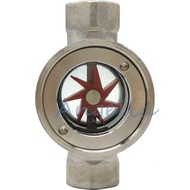 【In stock】1/2",3/4",1",1-1/4",1-1/2",2" BSP DN15 DN20 DN25 Stainless Steel 304 Sight Water Flow Indi