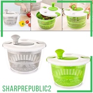 [Sharprepublic2] Fruit Washer Cooking Multiuse 360 Rotate Vegetable Dryer Vegetable Washer Dryer for Onion Lettuce Vegetables Spinach Fruit