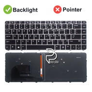 HP EliteBook 840 g3 840 g4 848 g3 745 g3 Backlight Non Pointer Laptop Keyboard