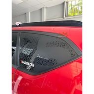 Hyundai Stargazer X: Hyundai Stargazer X windshield sticker with nest shape