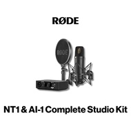 RODE NT1 & AI-1 Complete Studio Kit  Complete Kit with Audio Interface