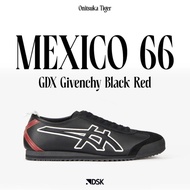 Onitsuka Tiger Mexico 66 GDX Givenchy Black Red 100% Original Sneakers Casual Pria Wanita Sepatu Ori