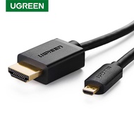 UGREEN Micro HDMI To HDMI Male To Male High Speed Cable With Ethernet Gold Plated Support 1080P 3D 4