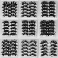 WURIMH924YYI 8D Mink Hair Criss-cross Eye Makeup Tools Beauty Thick Long