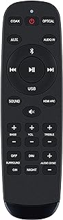 Replaced Remote fit for Philips Soundbar Speaker HTL1510B HTL1520B HTL1520B/37 HTL1508 HTL1508/98 HTL1508/37 HTL1510B/37 HTL1510B/12 HTL1520B/98 HTL1520B/12 HTL1520B/37 HTL1520B/37
