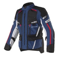 Clover Rally Pro WP - Motorcycle Adventure-Touring Jacket - Navy/Black