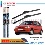 Bosch AEROTWIN Wiper Blade Set for KIA PRIDE 1991-2003 (18 /18 )