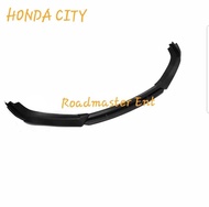 LY HondA CITY MAtte BlAck CAr Front Bumper Lip Double CHin Splitter DiffuSer Kit