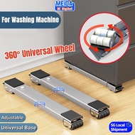 【Ready stock】Washing Machine Stand Base Ajustable Refrigerator Stand Roller Refrigerator Base Fridge Stand Mover Load 300KG Movable Stand Roller Universal Mobile Stand