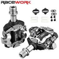 RACEWORK M8100 Pedal Mengunci Basikal Gunung Ultra-ringan Mengunci sendiri Pedal Galas DU Pedal SPD